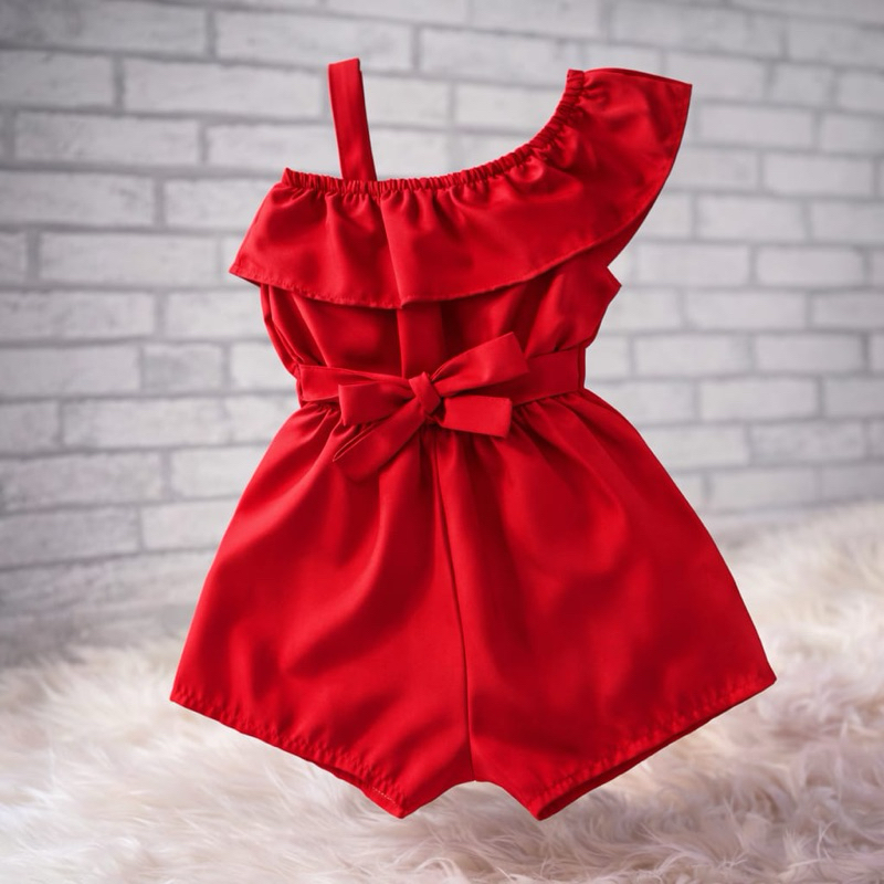 Macaquinho Infantil Menina Ombro, Moda Verão 1 a 4 Anos Roupa Linda , PROMOÇÃO SOMENTE HOJE!