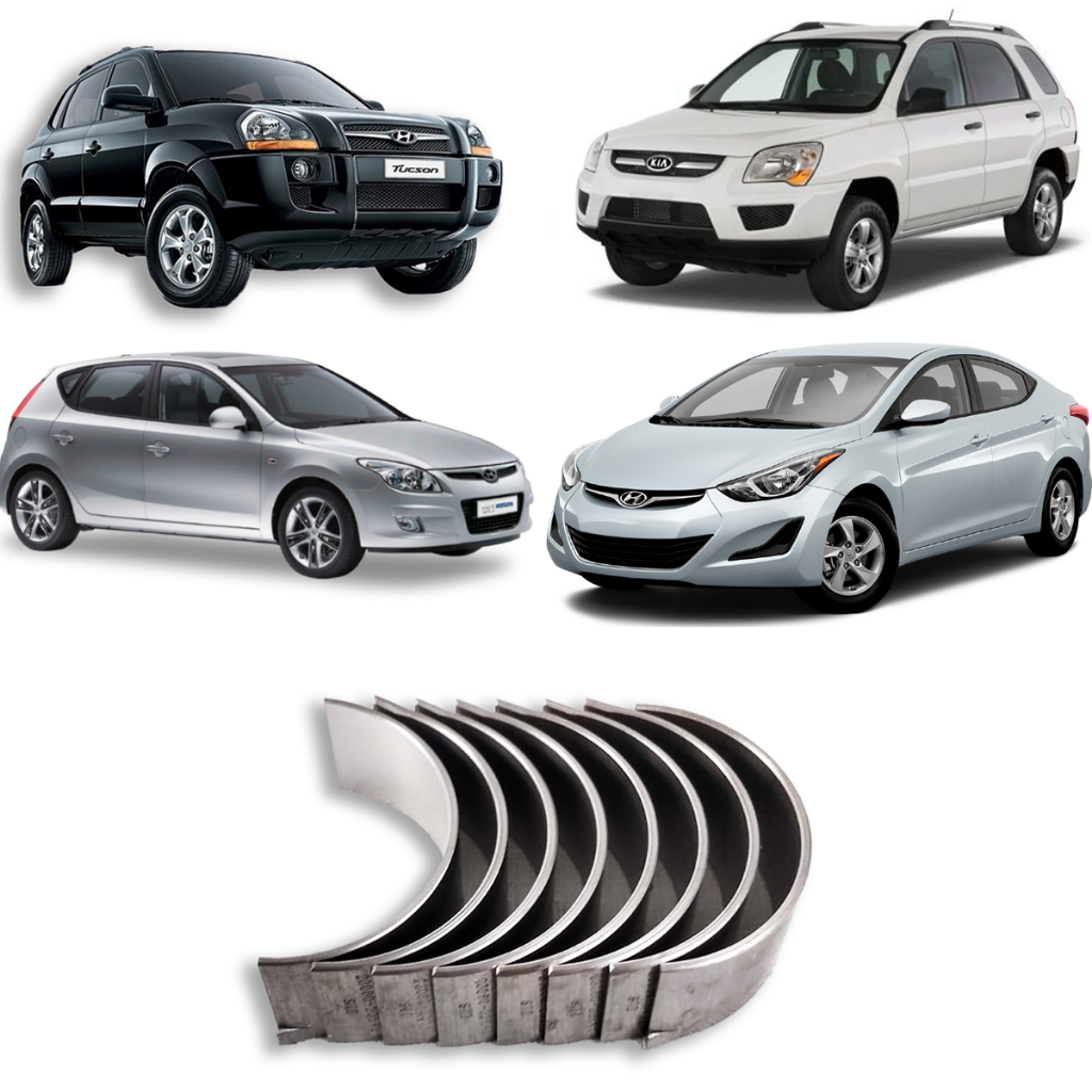 Bronzina De Biela std para Sportage Tucson Elantra I30 2.0 16v G4gc