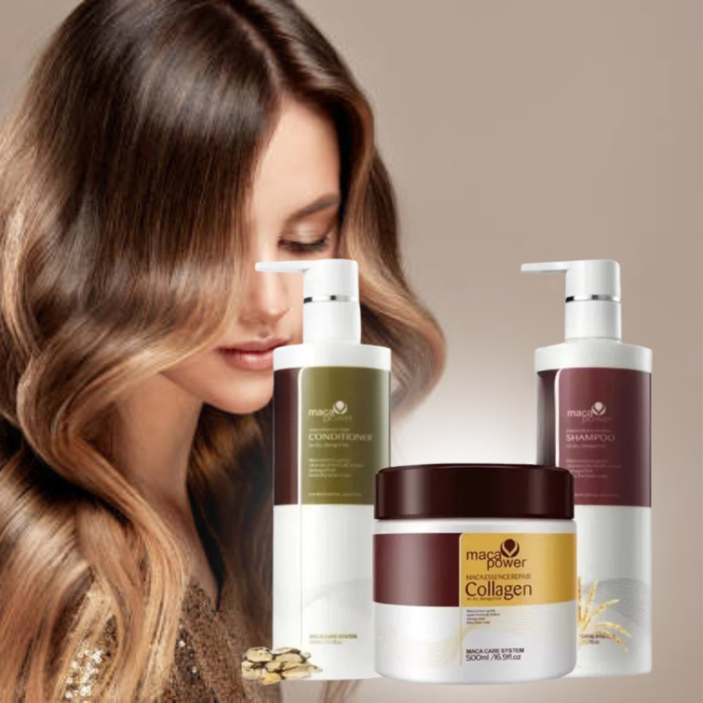 Kit Completo Mascara Shampoo Condicionador Karseell Maca Power Collagen Importado Karseell .!!!!! - Miniatura 2