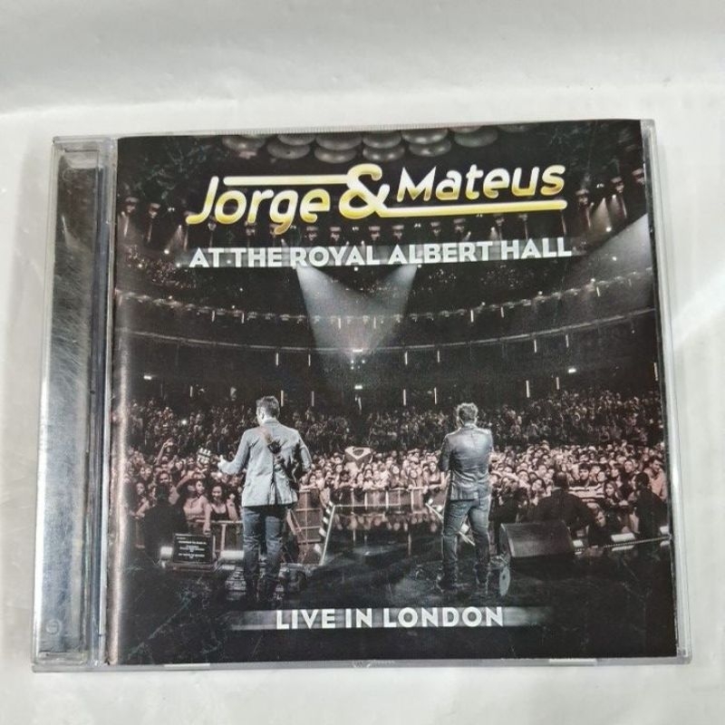 CD- JORGE & MATEUS = AT THE ROYAL ALBERT HALL ( USADO) LEIA A DESCRIÇÃO