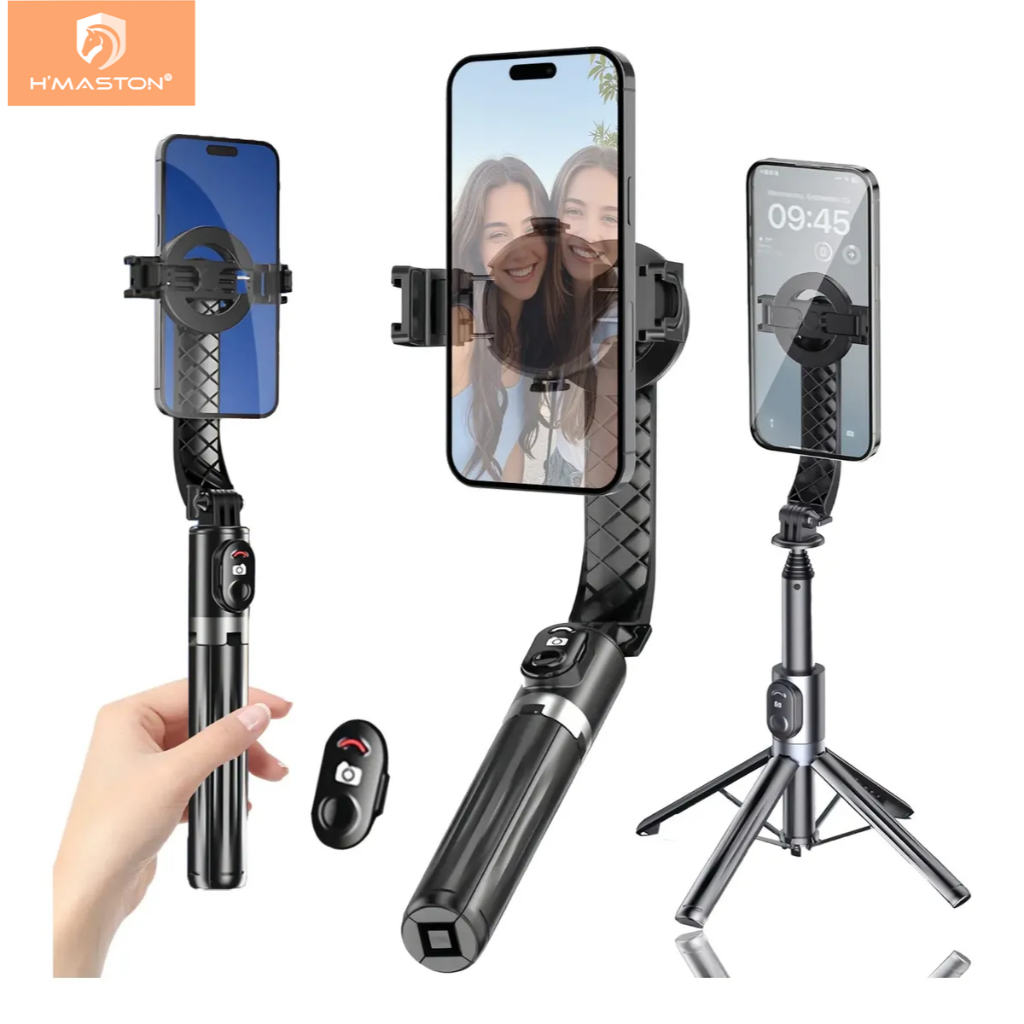 H'maston ZP-27 Bastão Pau De Selfie E 139CM Tripé Bluetooth Retrátil Portátil Co