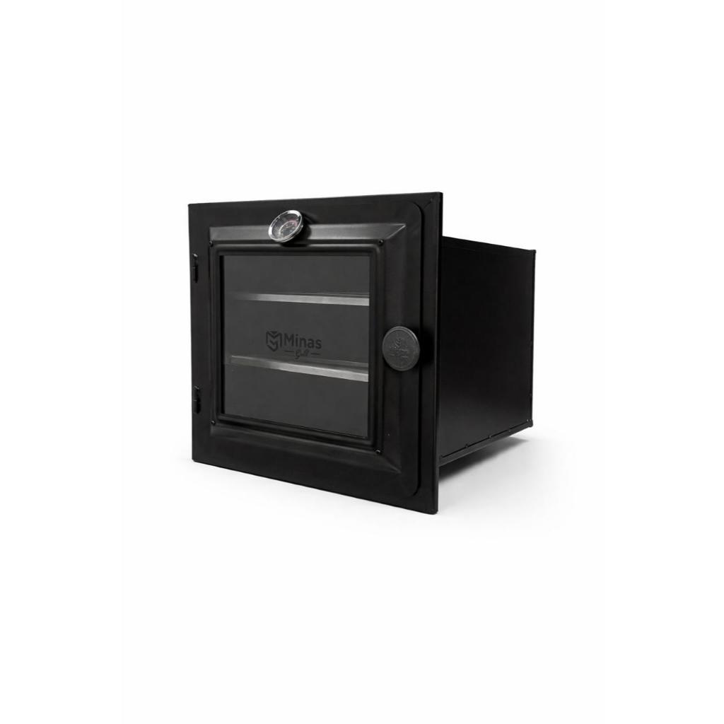 Forno Para Fogão a Lenha Resistente  Pequeno Tampa de Vidro e Termômetro