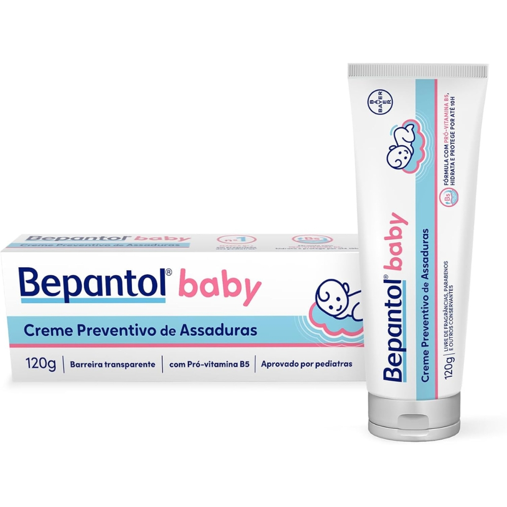Pomada Assadura Bebe Bepantol 120g Creme Protecao Delicada Prevencao Hidratante Pele Sensivel