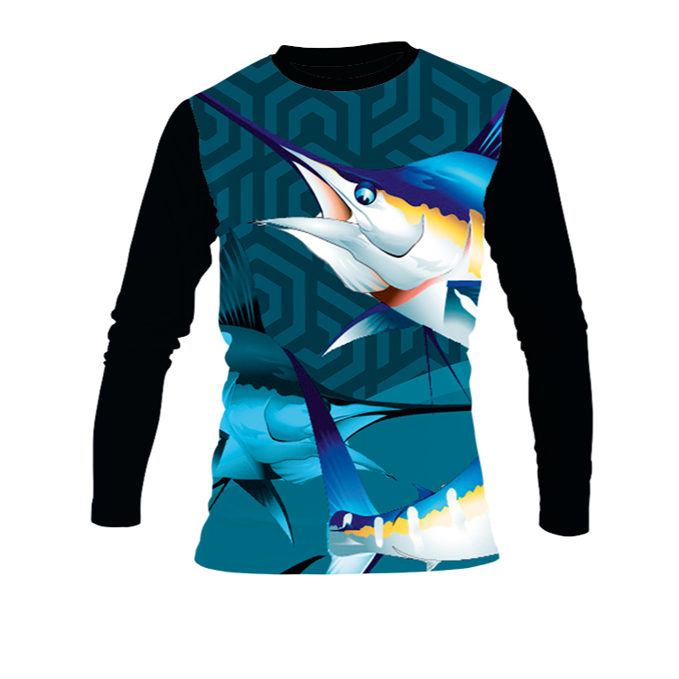 Camiseta Blusa com Proteção UV Dryfit  Adulto e infantil PescaCamiseta esportiva confeccionadas em tecido dryfit proteçã
