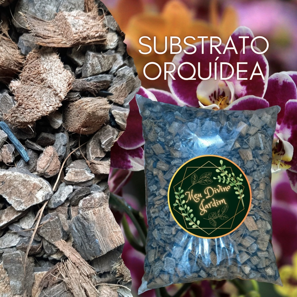 Substrato Profissional para Orquídeas - Mix Biólogo 4L (Drenagem e Aeração Máxima)