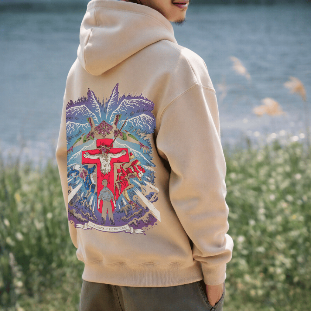 Moletom Estampado Stretwear Canguru Inverno Unisex Frio Algodão Estilosa e Confortavel Premium  Lançamento Evangelion