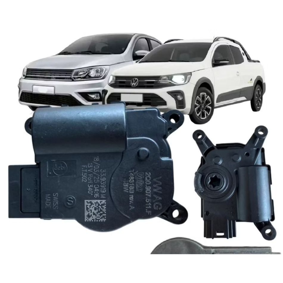 MOTOR ATUADOR CAIXA EVAPORADORA AC VW GOL SAVEIRO VOYAGE POLO VALEO - T1032853C