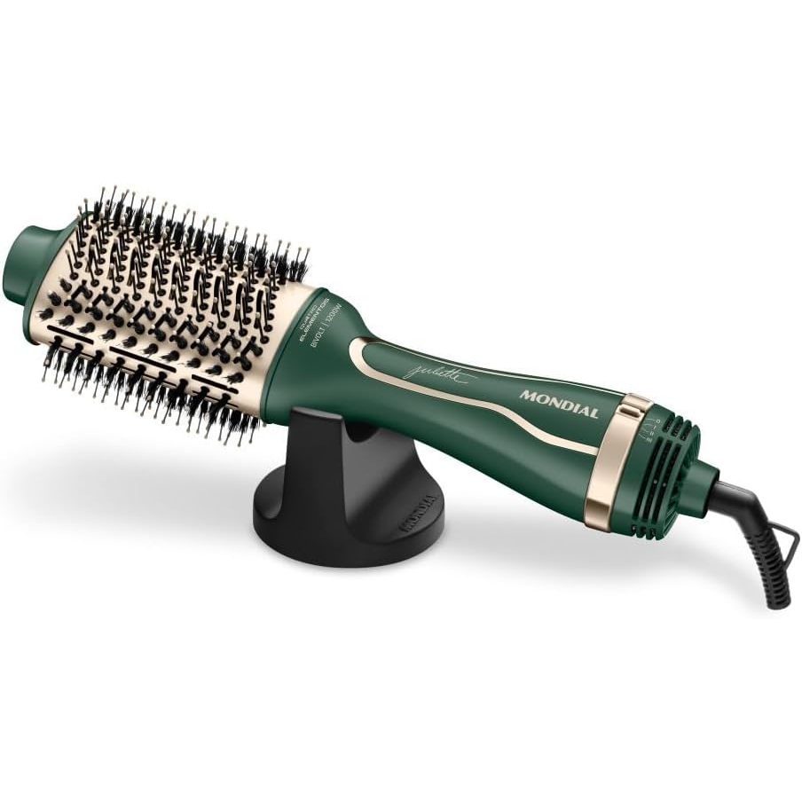 Escova Secadora By Juliette Mondial Verde Oliva 1300W Bivolt - ES-JU-02