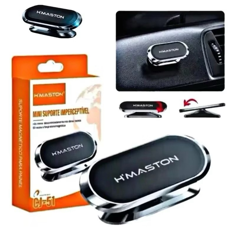 Suporte Magnético H'maston CJ-51 | Universal, Compacto e Resistente