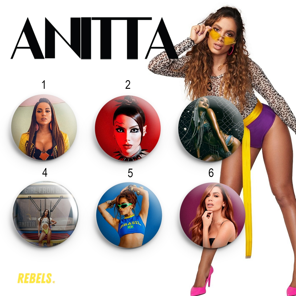 Kit Bottons - Anitta - 32/44/58mm