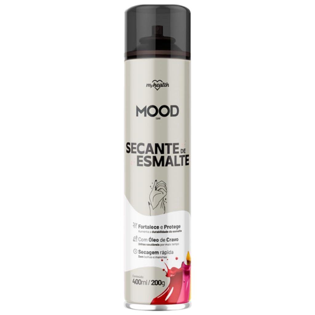 Secante De Esmalte Ae Mood 200ml Spray Unha Rápida