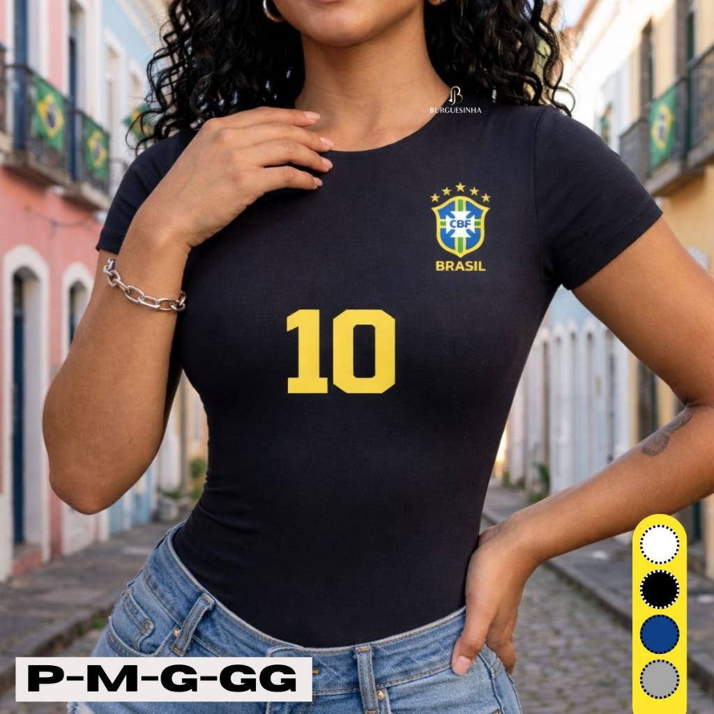 Body Feminino Manga Curta Copa Suplex Duplo Premium Elegância e Conforto Para o Dia a Dia