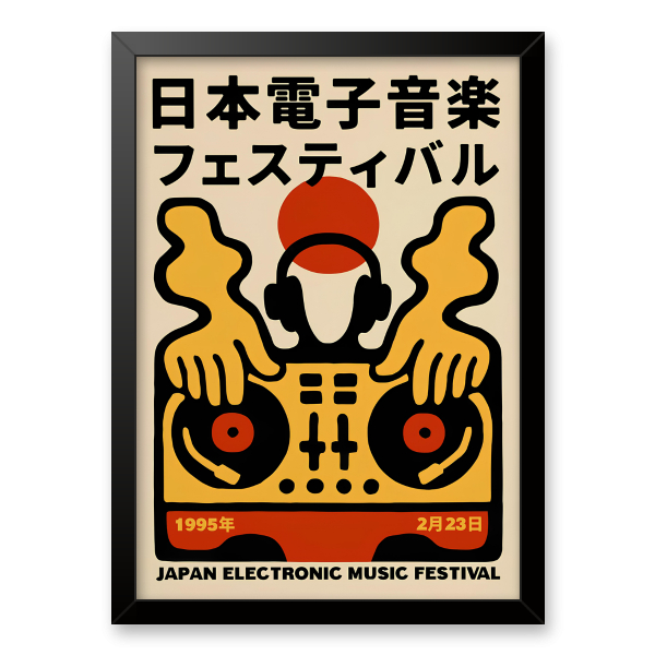 Quadro Japan Electronic Music Festival 1995 Deejay Dj