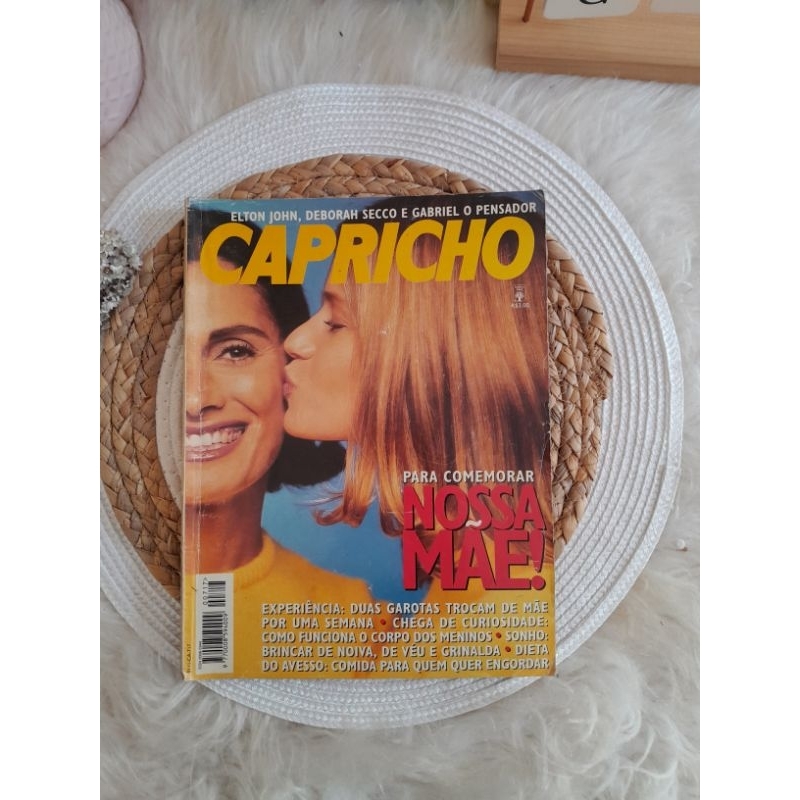 revista capricho, ed 717 maio 1995 c Elton John, Deborah secco, Gabriel o pensador