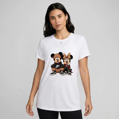 Camiseta estampado T-shirt Moda Casual Femininas DryFit