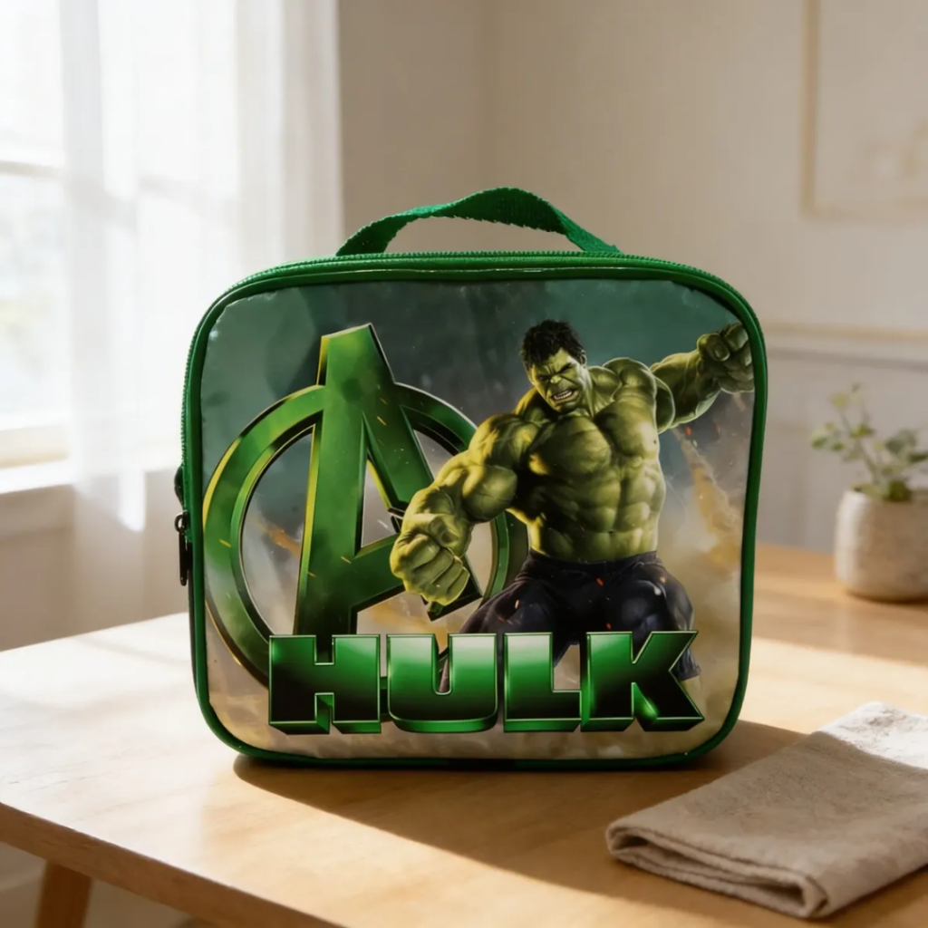 Lancheira Térmica Infantil Masculino Hulk
