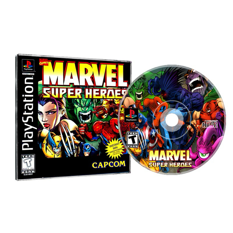 Jogo Marvel Super Heroes - Playstation 1