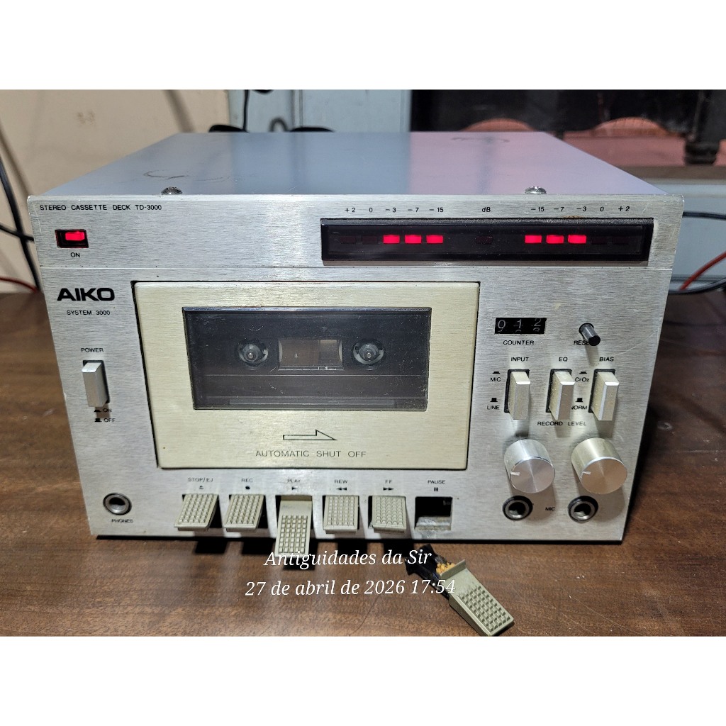 Aiko Stereo Cassette-Deck TD-3000 - funciona