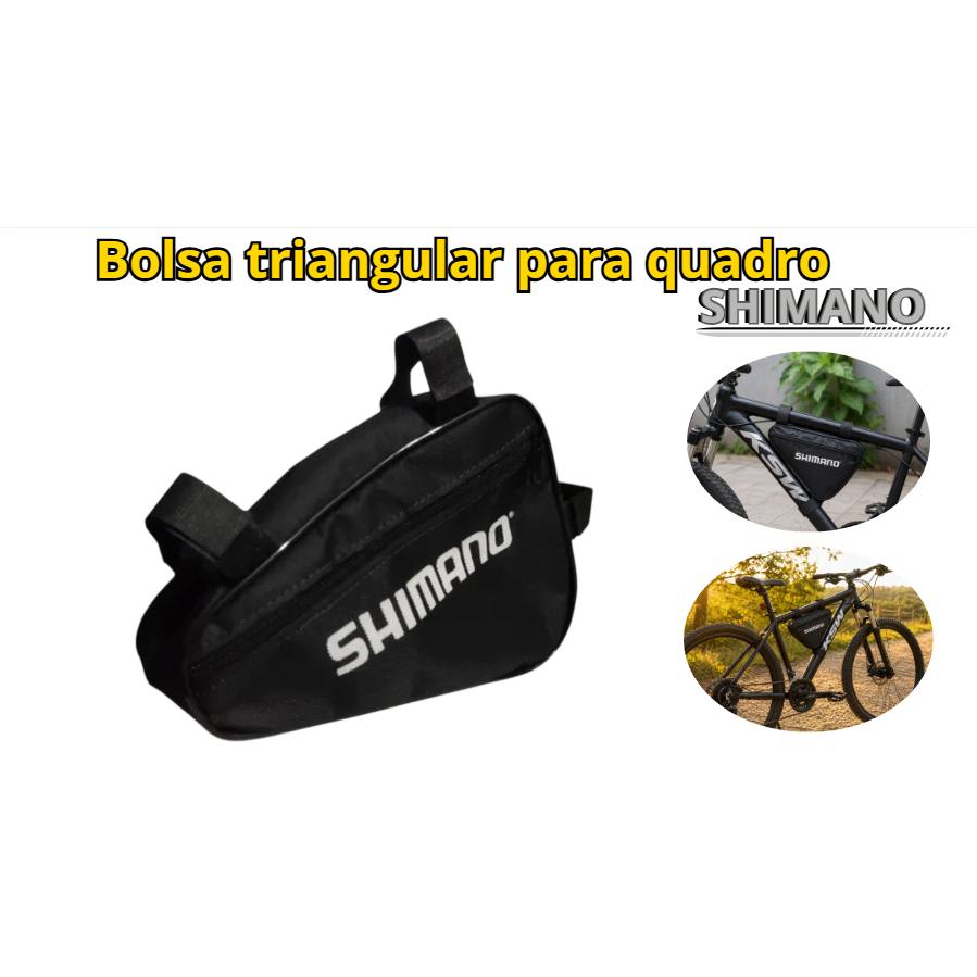 Bolsa de Quadro Triangular para Bicicleta porta ferramentas bike shimano