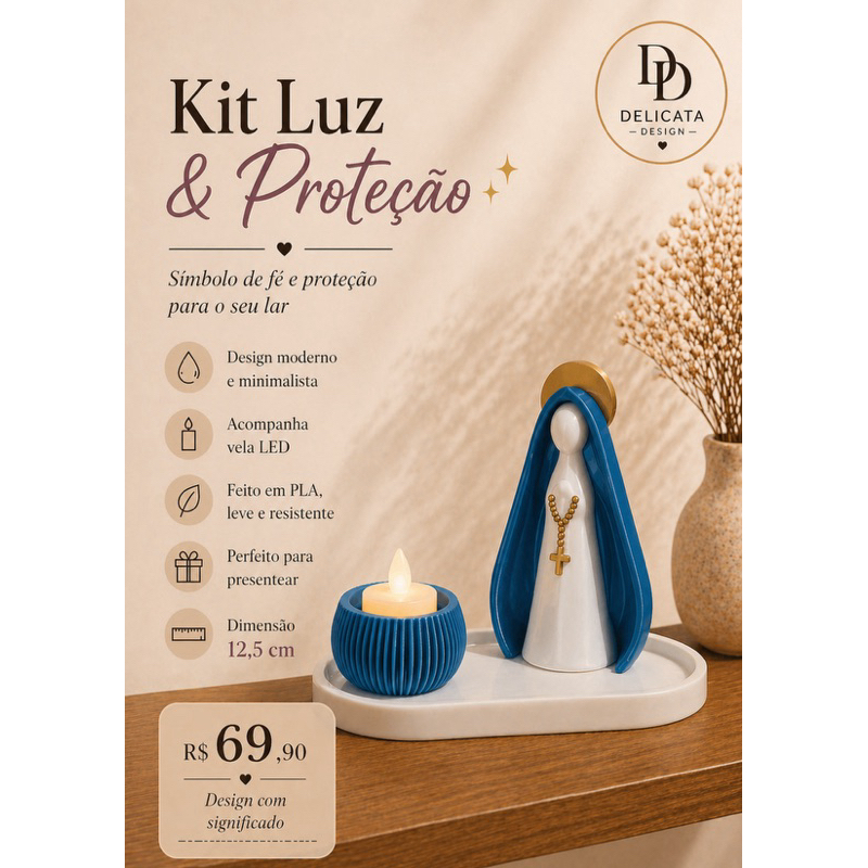 Nossa Senhora Aparecida decorativa | Santa decorativa | Nossa Senhora