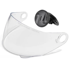 Kit Viseira Cristal Pro Tork Liberty 4 Liberty 5 e R8 Com Reparo Lateral Externos
