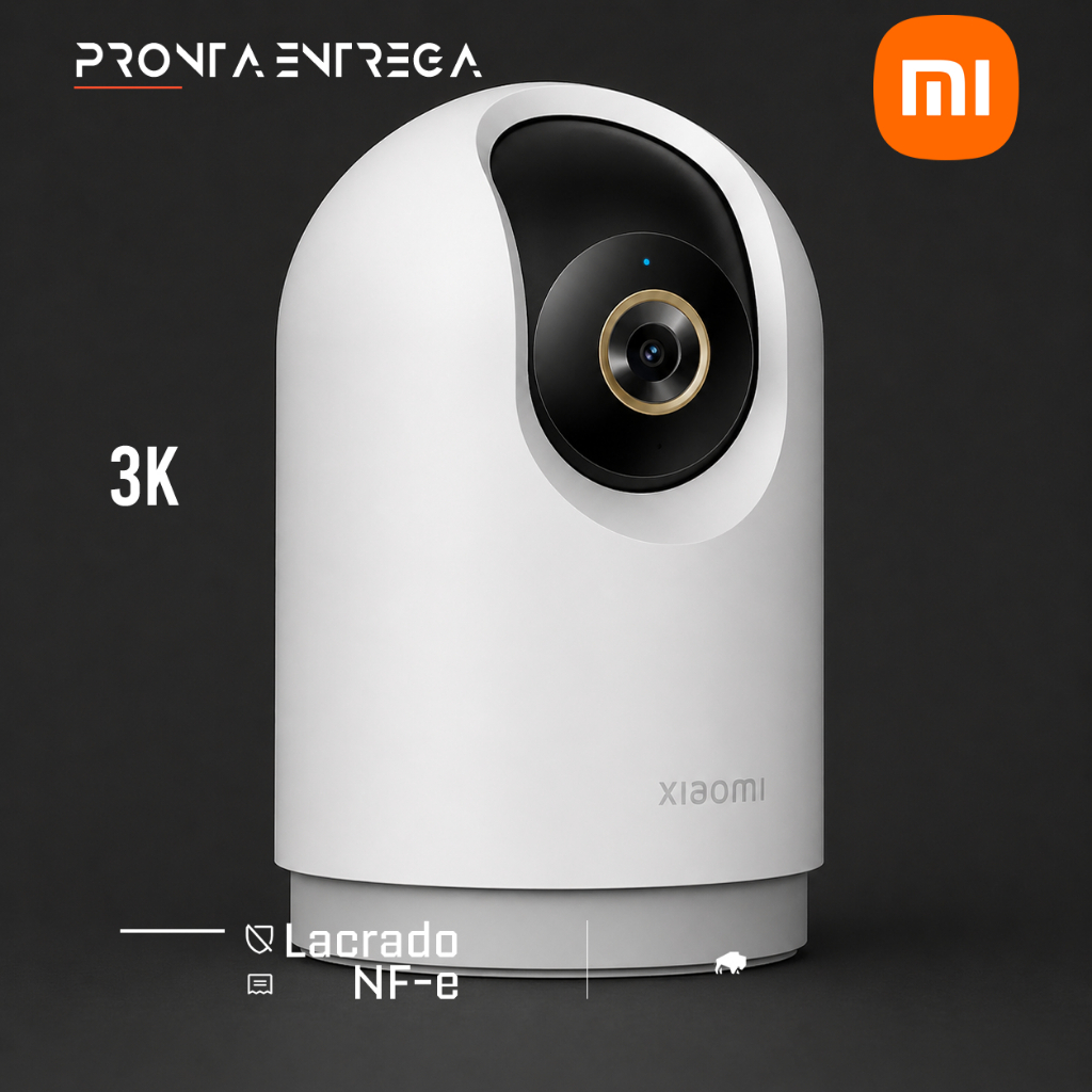 Câmera Segurança Xiaomi Smart C500 Pro HDR 3k com Pet detection e visão noturna