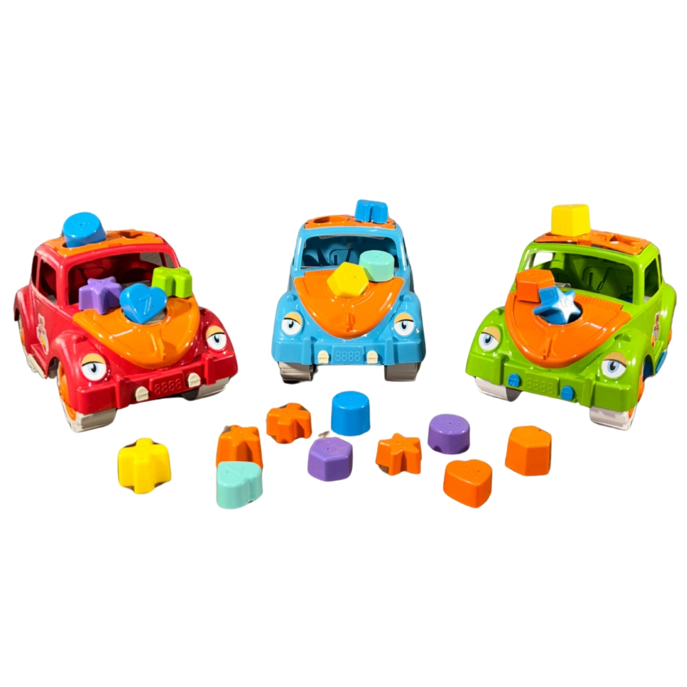 Fusca E Kombi Educativo Pedagógico Para Desenvolvimento Infantil 2 Brinquedos Para Presente · foto 2