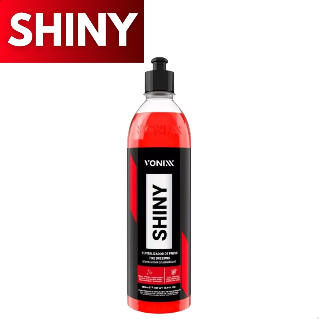Shiny Vonixx Revitalizador de Pneu Pretinho 500ml