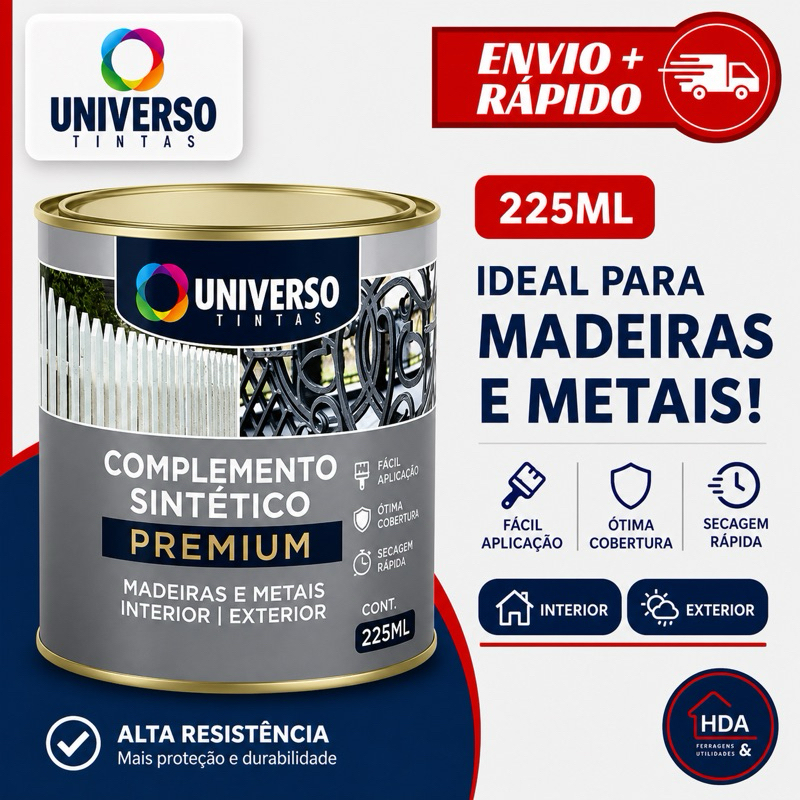 Zarcao Primer Fundo Preparador Metais e Madeira 225 ml 1/16 - Universo