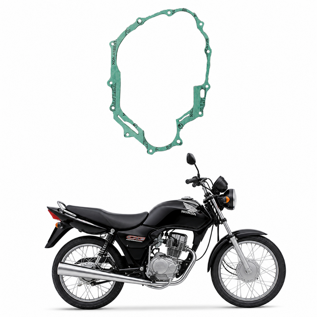 Junta Tampa Direita Motor Embreagem Cg Titan 160   Alta Resistência  Honda