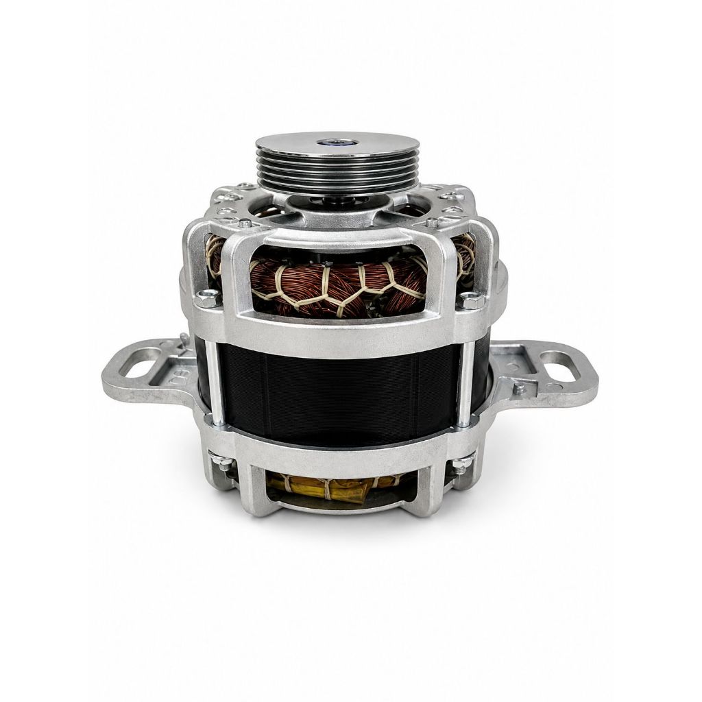 Motor para Máquina de Lavar Electrolux  15 KG Polia Estriada Eixo Alto Recondicionado Testado e Funcionando
