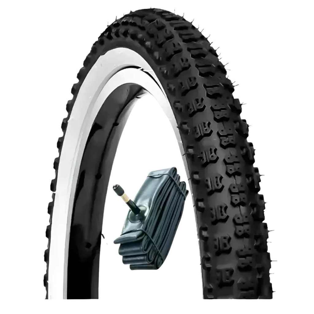Pack 01 Pneu E 01 Camara 16 X 1.75 Top Cross Bicicleta Aro 16 Cross