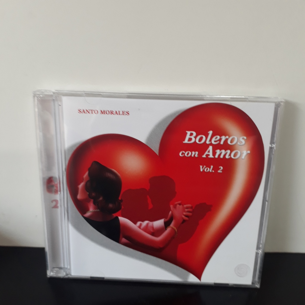 CD BOLEROS CON AMOR VOL. 2 - SANTO MORALES (USADO IMPECÁVEL)