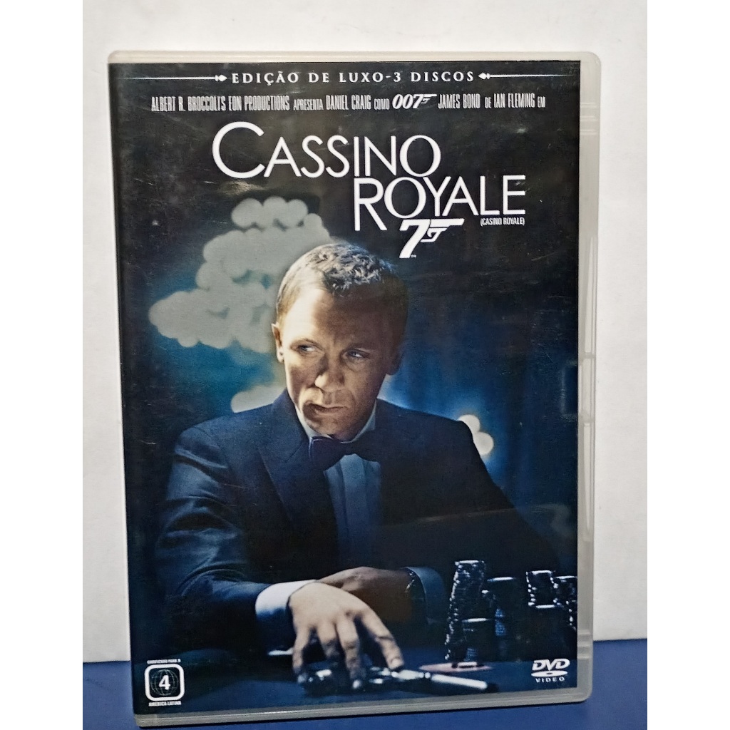 007 Cassino Royale - Edição de Luxo - 3 Discos  DVD Original