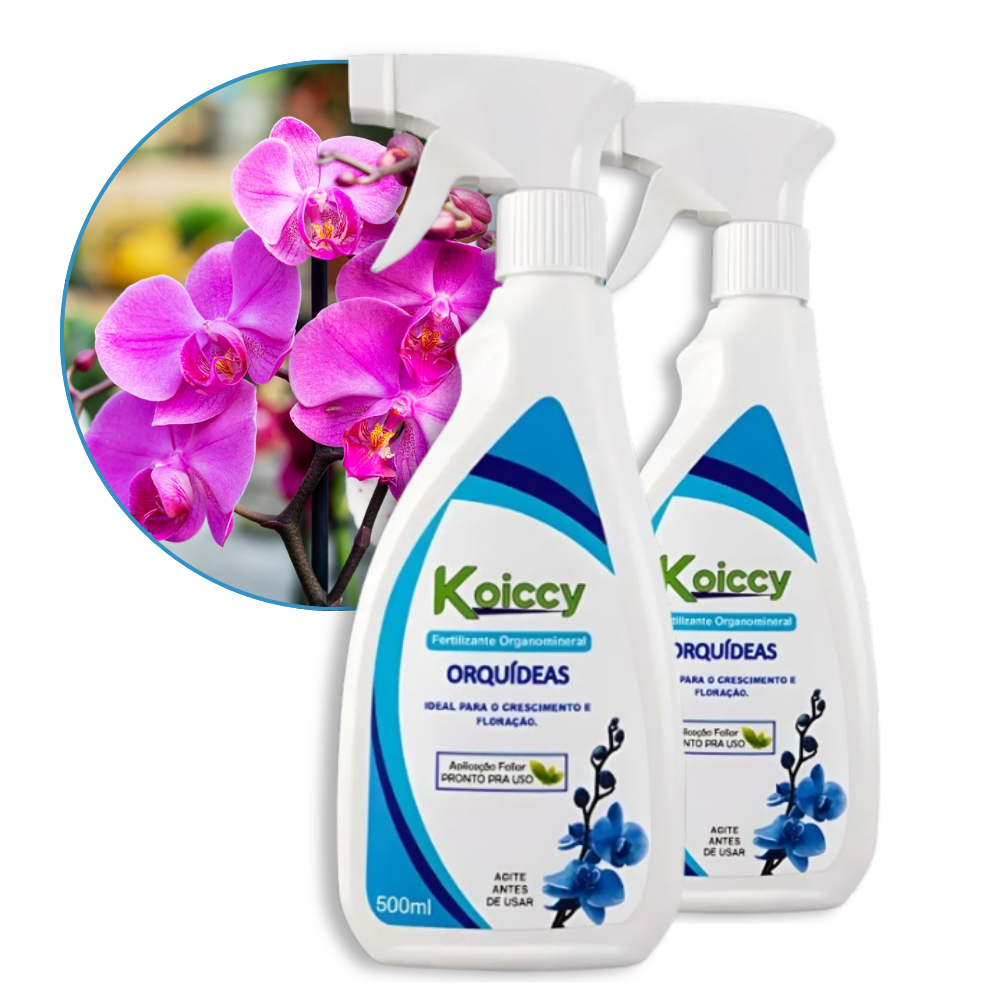 Fertilizante Adubo Orgânico 500ml - Orquídeas Floração - Pronto Uso kit com 2unid.