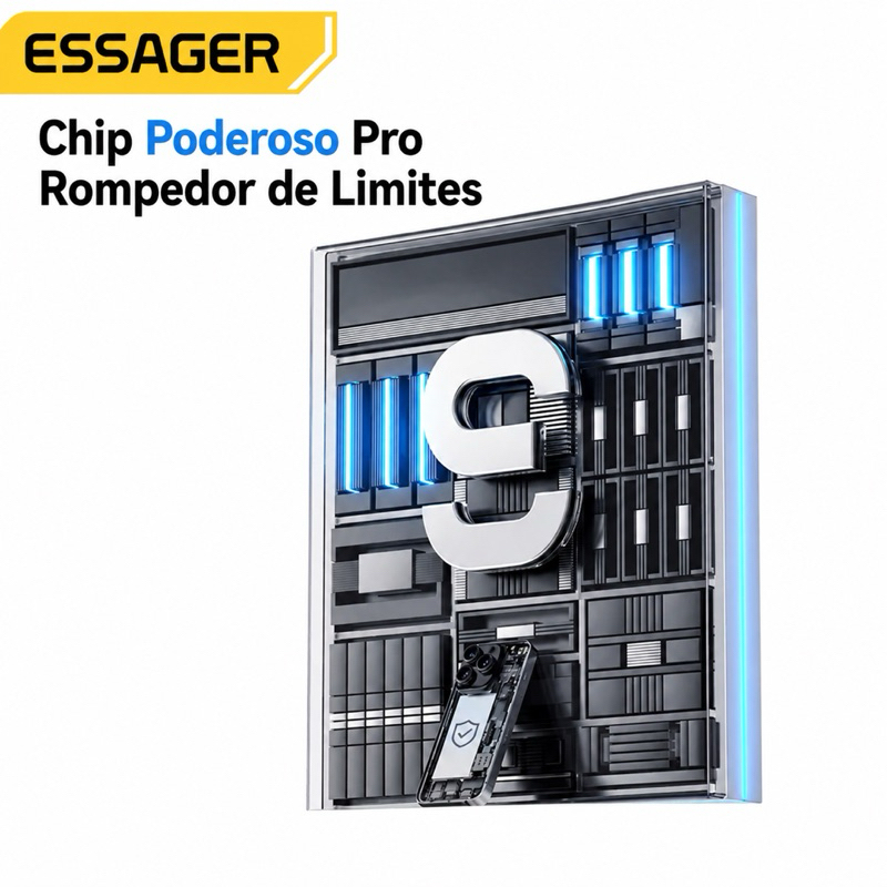⚡ Carregador Turbo Essager 20w PD USB-C | Super Rápido para iPhone, Samsung, Xia