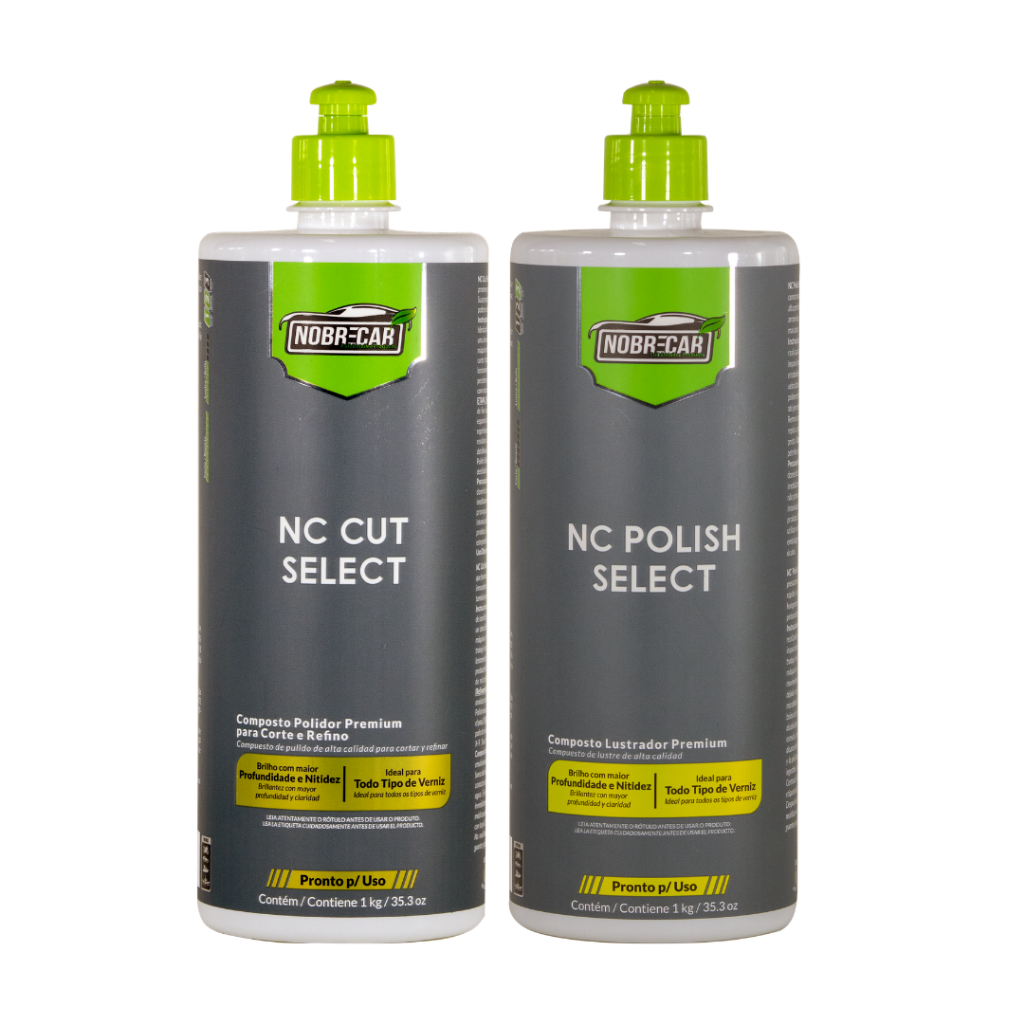 Compostos para Polimento Nobrecar NC CUT - Corte e Refino - NC Polish - Lustro