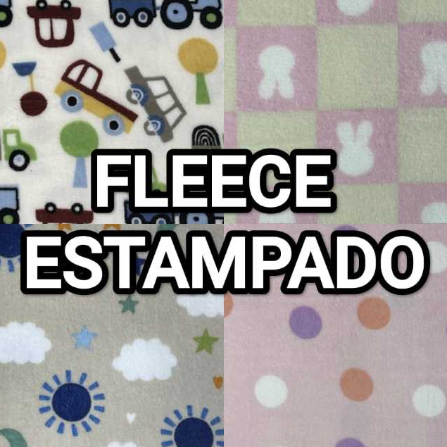 TECIDO FLEECE, FLECE OU MICROSOFT ESTAMPADO (1m x 1,60m)