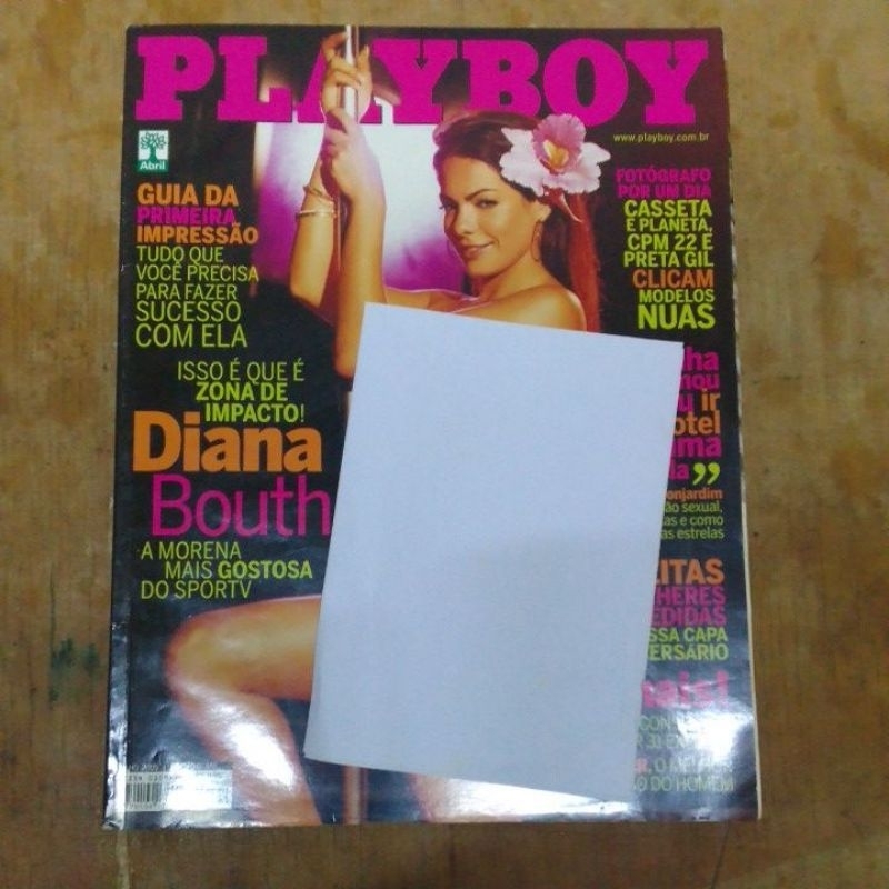 Revista playboy Diana Bouth - N 360 - Julho 2005