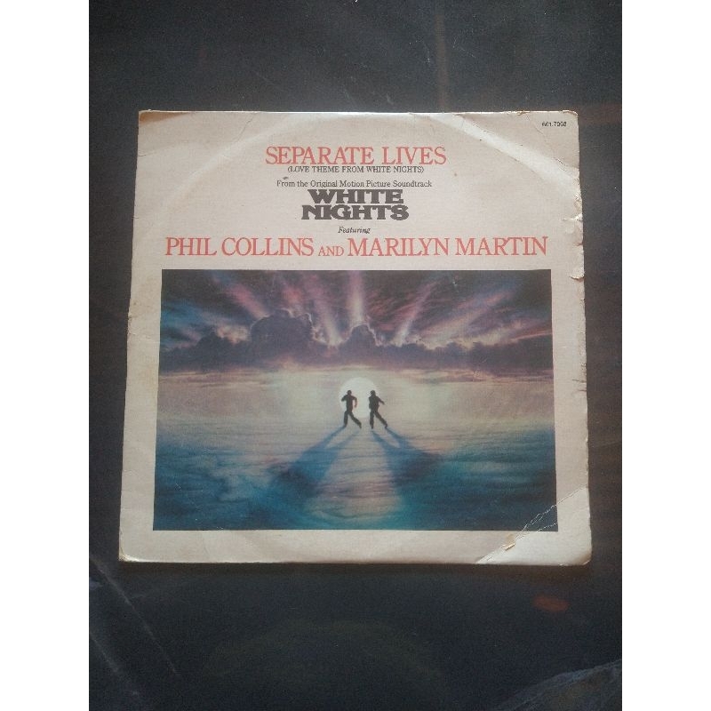 Compacto Phil Collins & Marilyn Martin - Separate lives  1985