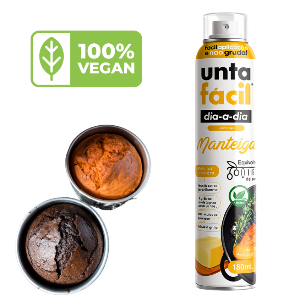 Spray Desmoldante 180ml Aroma de Manteiga Untafácil