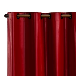 Cortina Blackout 1,10m x 1,30m Para Sala e Quarto Folha Única Vermelho