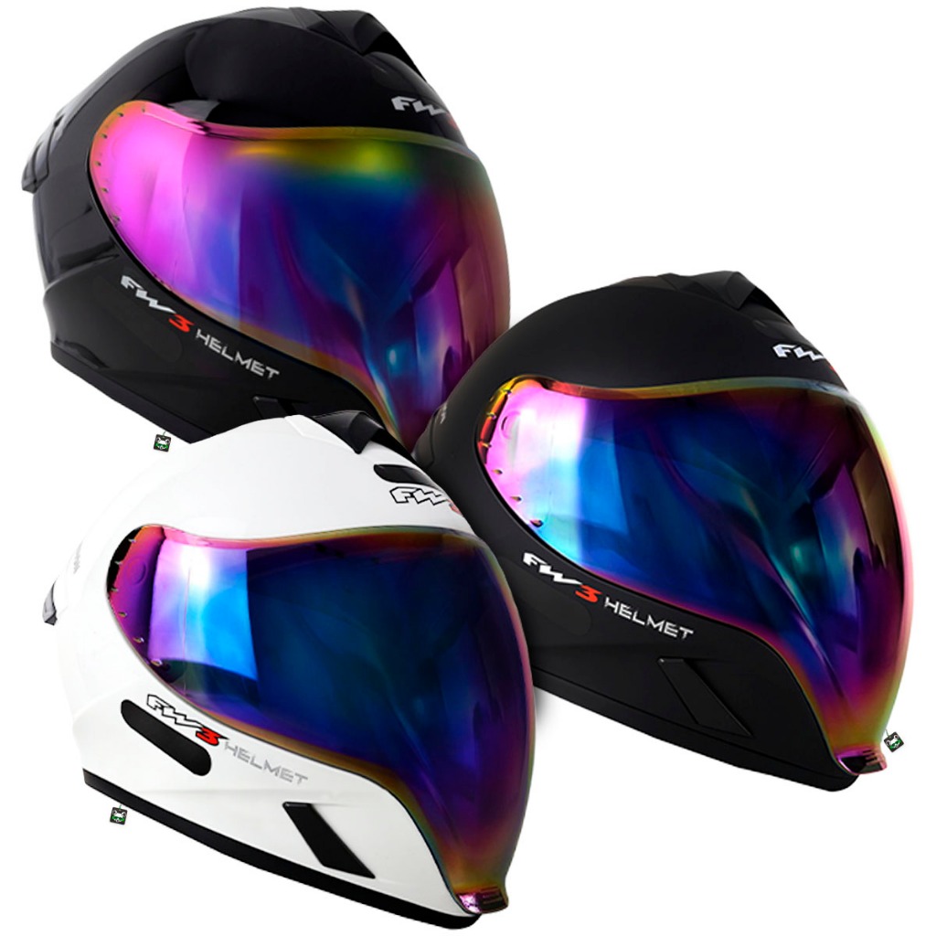 Capacete Venon Helmet Com Viseira Camaleão + Viseira Cristal Óculos Automático FW3