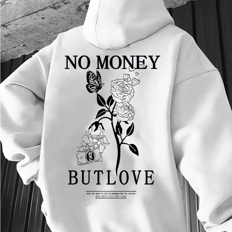 Moletom Canguru No Money Flanelado Unissex  Blusa de Frio Lançamento Várias Cores
