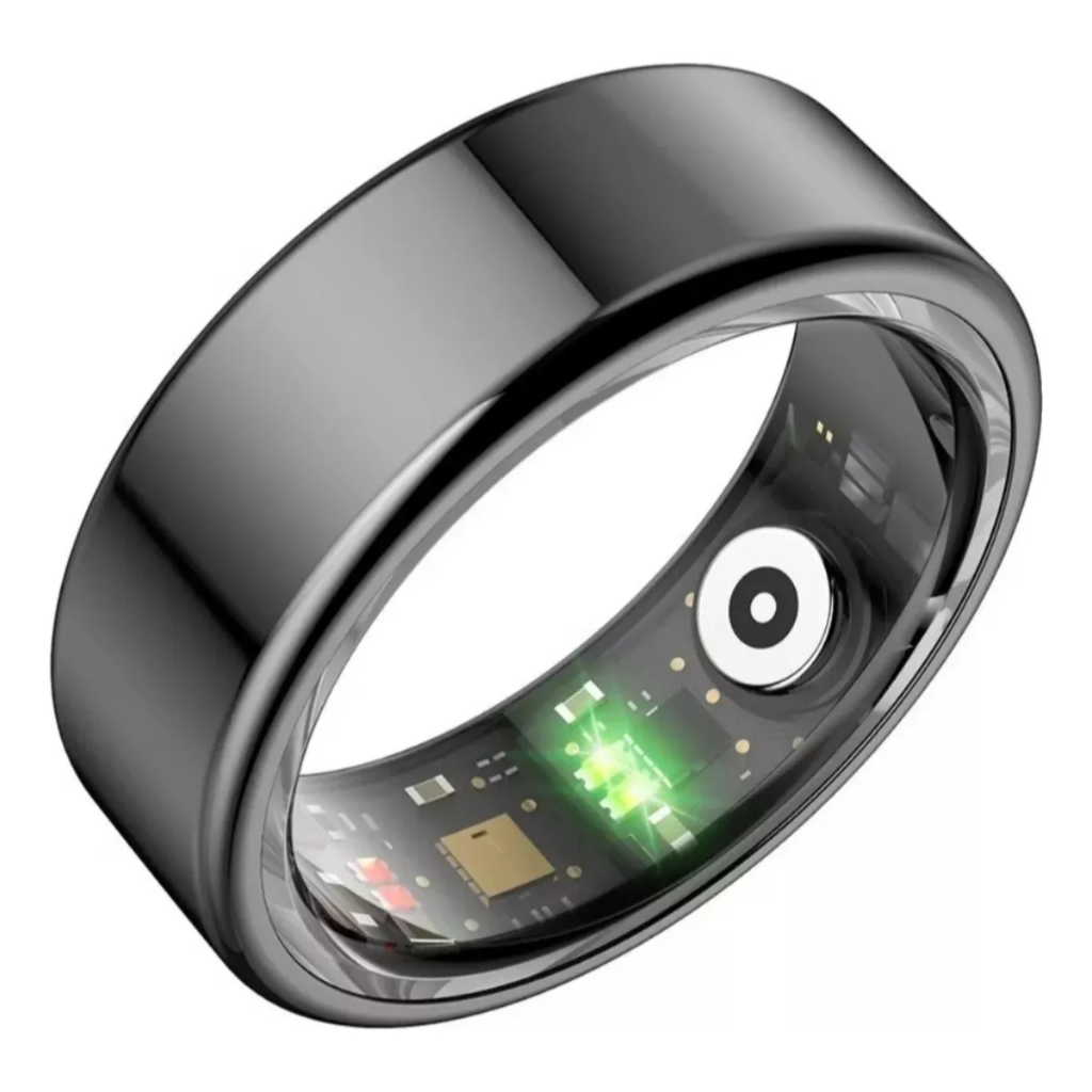 Anel Inteligente Smart Ring RG-W74 Saúde Monitoramento Android iPhone