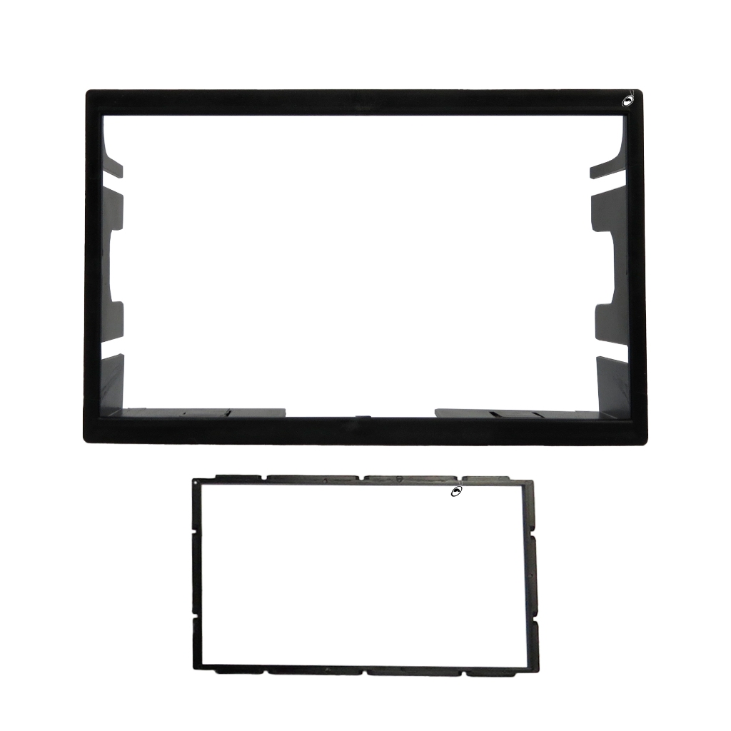 Moldura De Painel 2 Din Golf Polo Fox Fiesta Ecosport