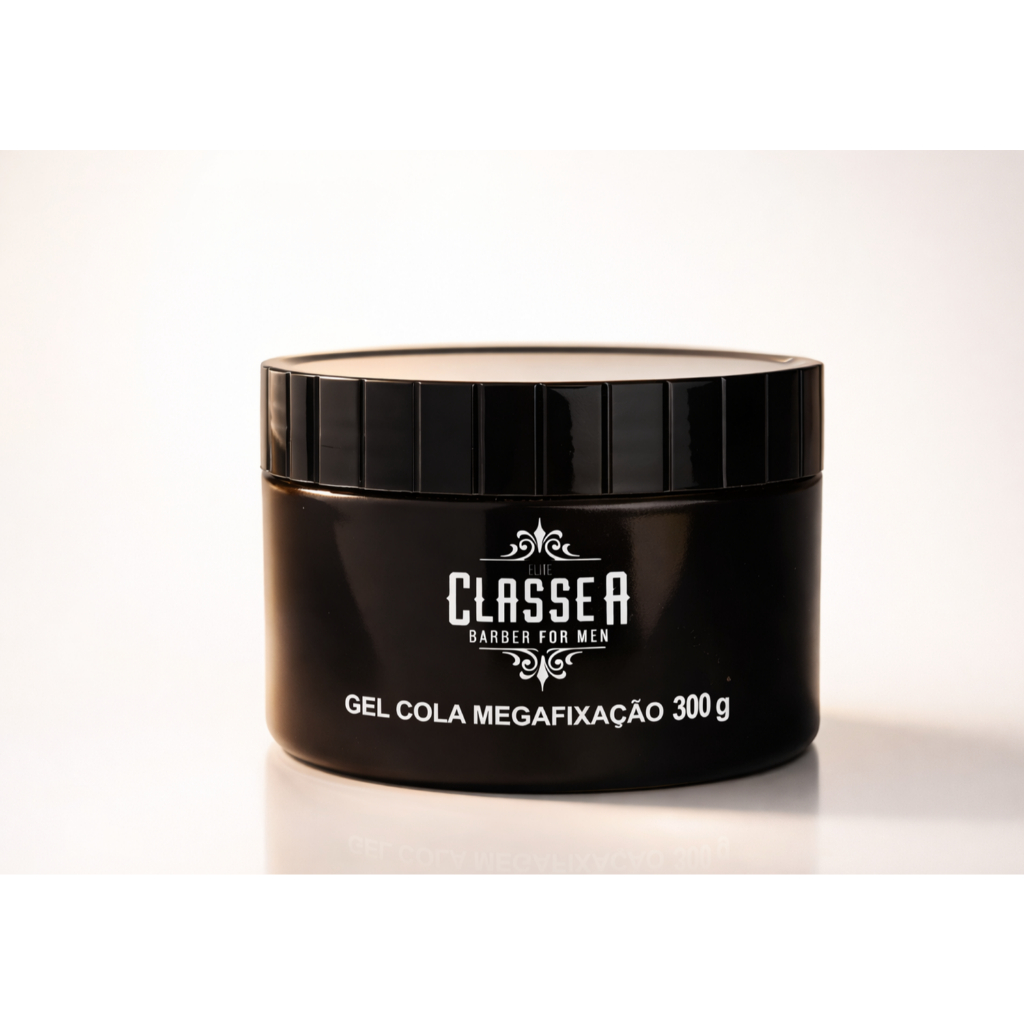 GEL COLA MASCULINO FIXAÇÃO FORTE 300G E 500G - CLASSE A