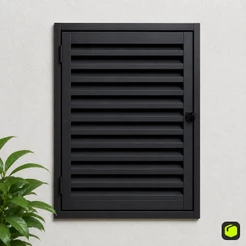 Porta Alçapão - 60X60 60X70 60X80 - Preto Branco