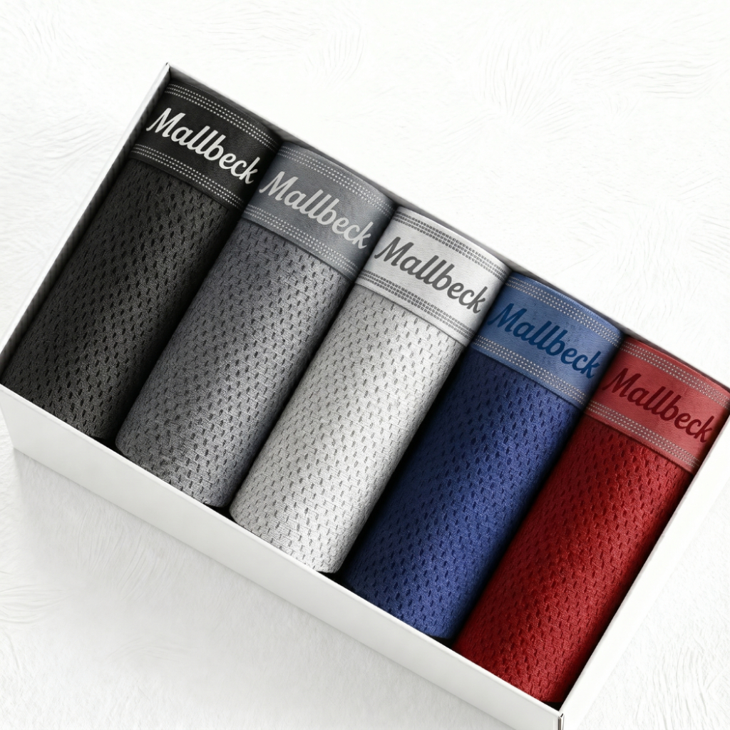 Kit Com 3 Cuecas Dry Fit Microfibra Premium