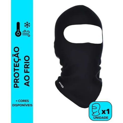 Balaclava Snugg Touca Ninja Térmica Poliéster Proteção Solar UV50+ inverno